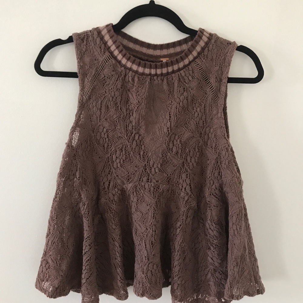 Free People Peplum Top